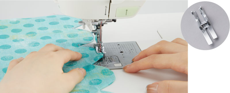 Easily Switch to Straight Stitch Sewing Conditions