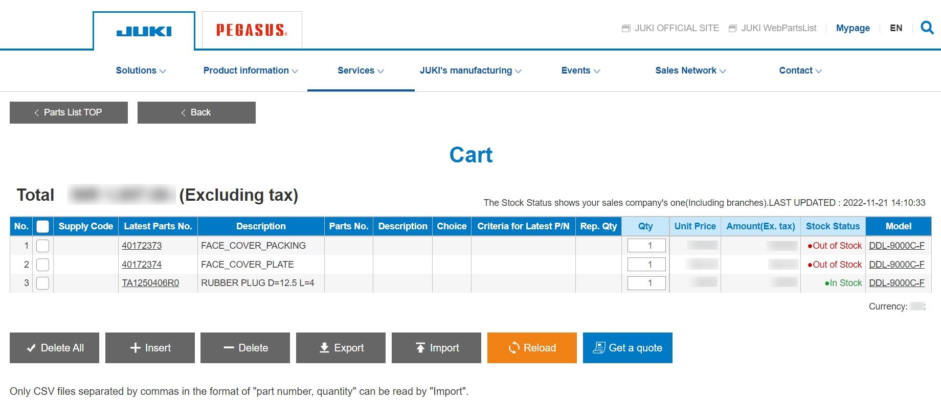 You can find the parts you want quickly! Searchable parts list.| JUKI ...