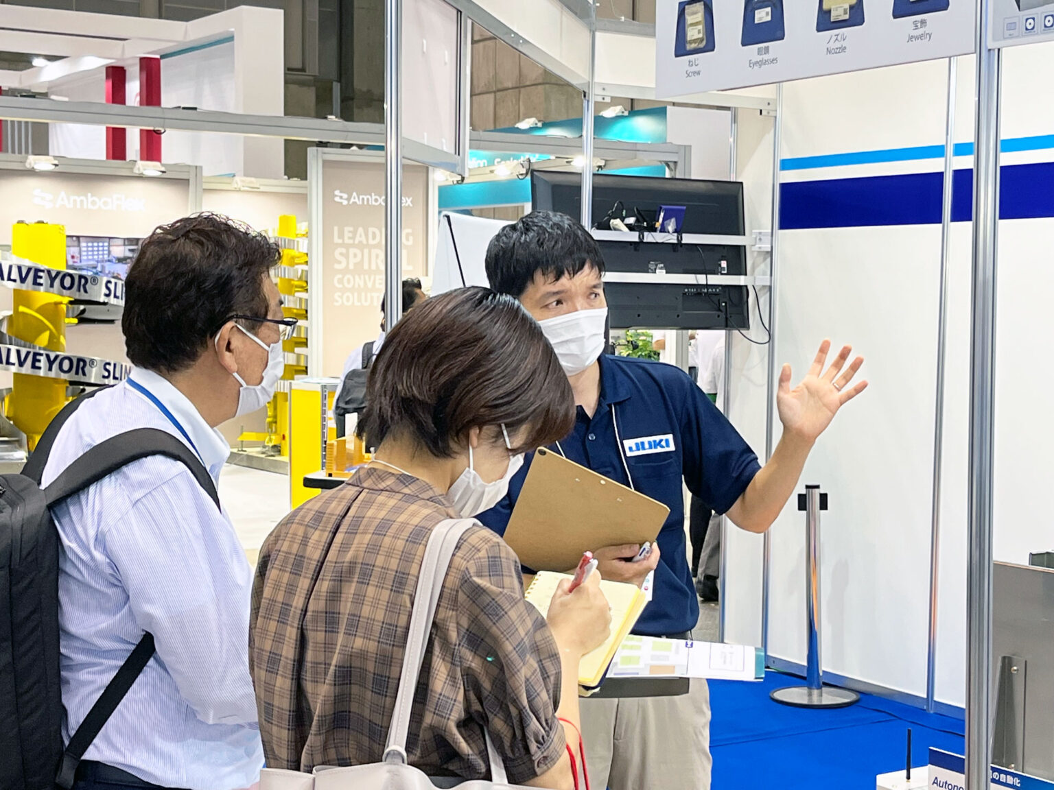 JUKI exhibited in LogisTech Tokyo 2022 JUKIオートメーションシステムズ株式会社 JUKIの
