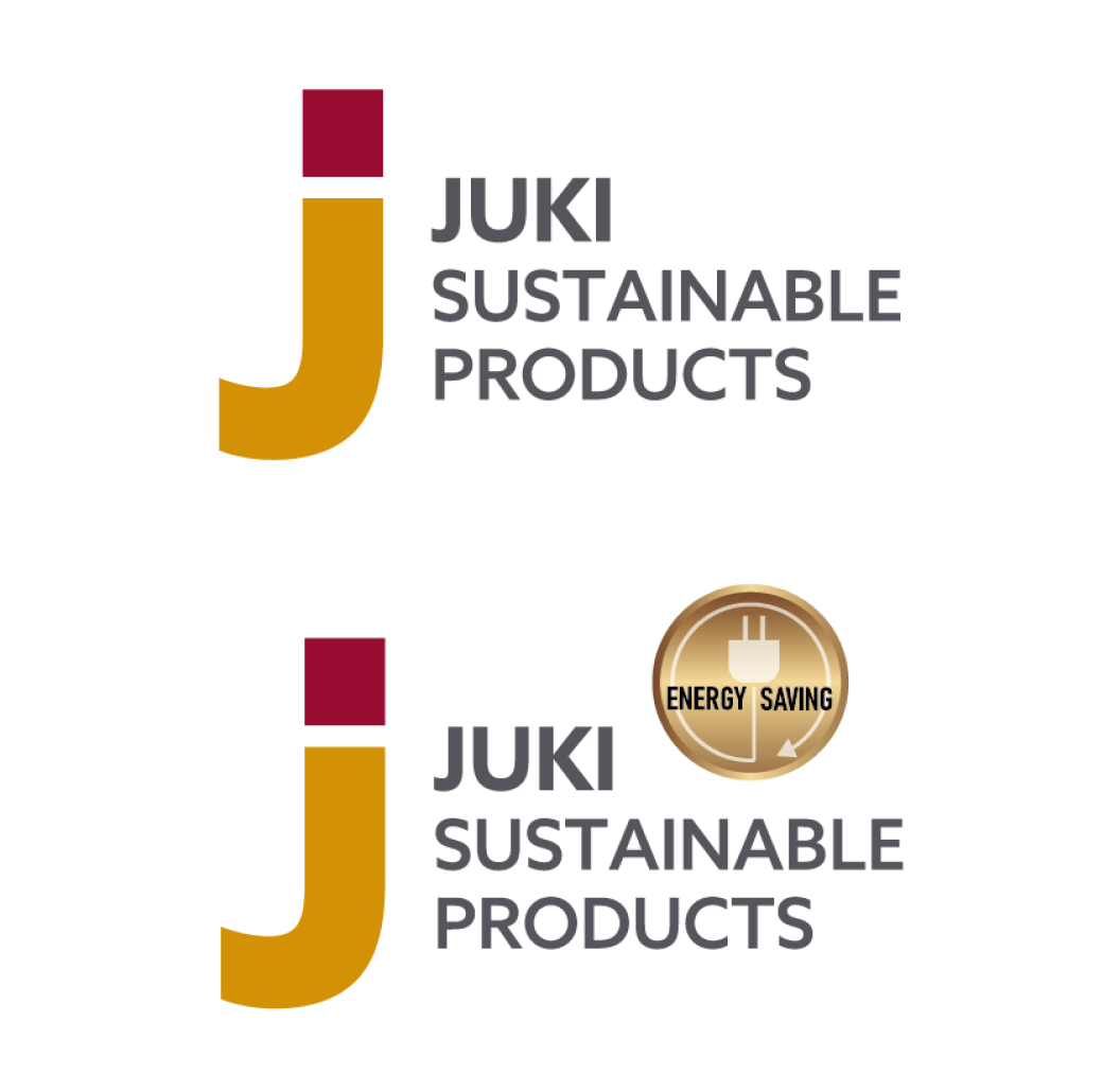 「JUKI SUSTAINABLE PRODUCTS」 mark