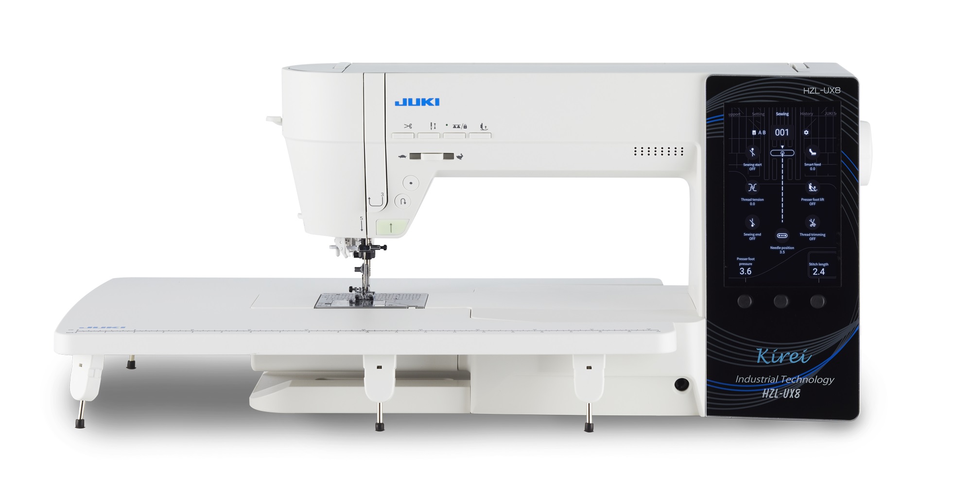 JUKI launches computer-controlled home sewing machine “Kirei HZL JUKI launches computer-controlled home sewing machine “Kirei HZL