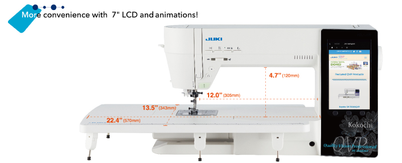 More Convenience with 7" LCD and Animations!