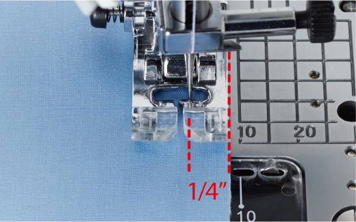 Piece your quilts with ease using direct stitch selection No.3.