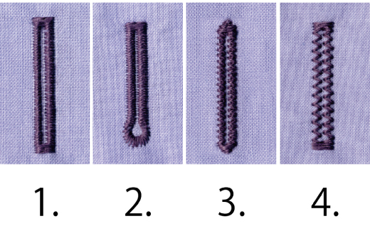 Buttonhole kinds