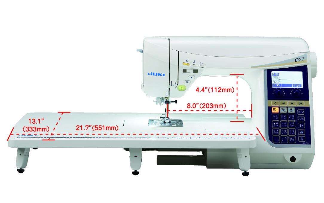Large sewing space