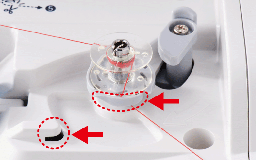 Bobbin Winder with independent Motor