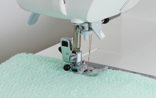 Stitching towel fabrics