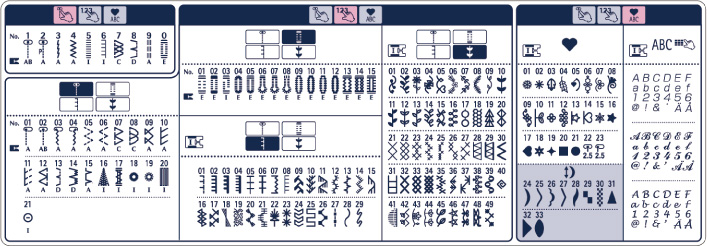 STITCH PATTERNS