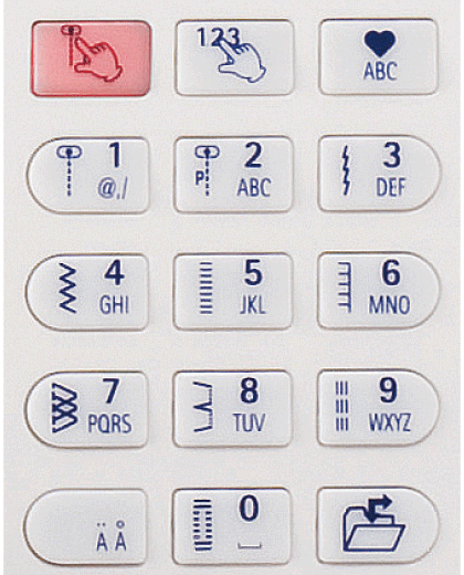 Direct Stitch Pattern Selection