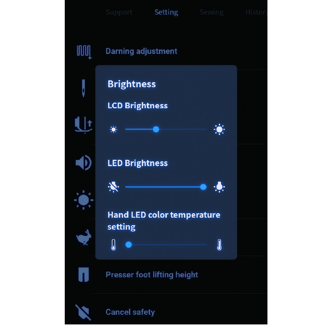 Light Control Function Changes the Color Temperature of the Light【NEW】