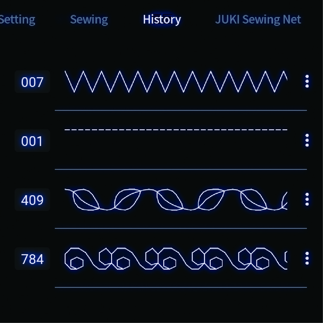 Store Recall Stitch Patterns【NEW】