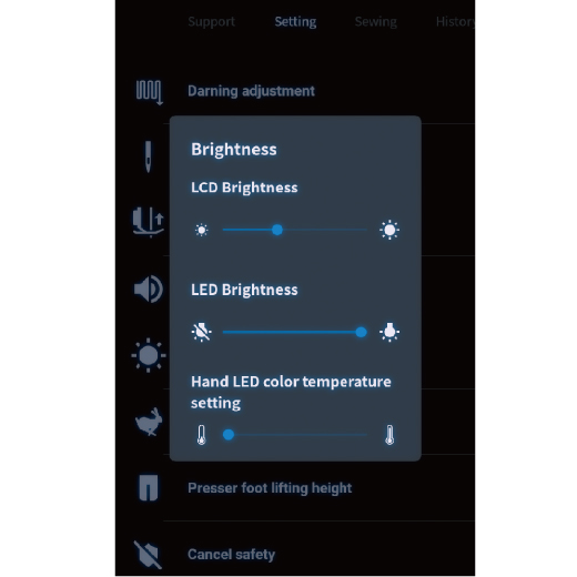 Light Control Function Changes the Color Temperature of the Light【NEW】