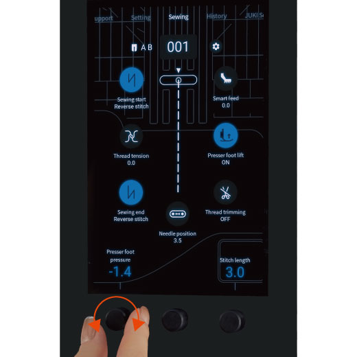 Easily accessible dial