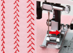 Size of Stitch Pattern and Needle Position