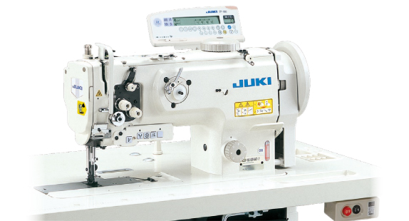 Juki LU-1510N-7 Walking Foot Needle Feed Industrial Sewing Machine with  Table and Servo Motor