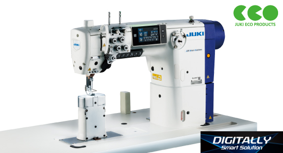 Juki PLC-2710 Single needle postbed walking foot (mechanical Version) Setup  with table, motor & stand