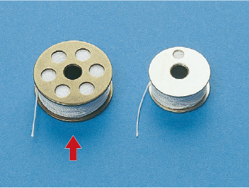 Much larger bobbin size vs standard machine