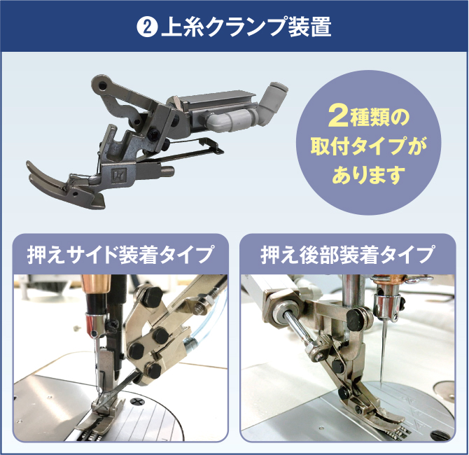 1本針本縫い自動糸切りミシン用 鳥の巣防止装置｜JUKI工業用ミシン